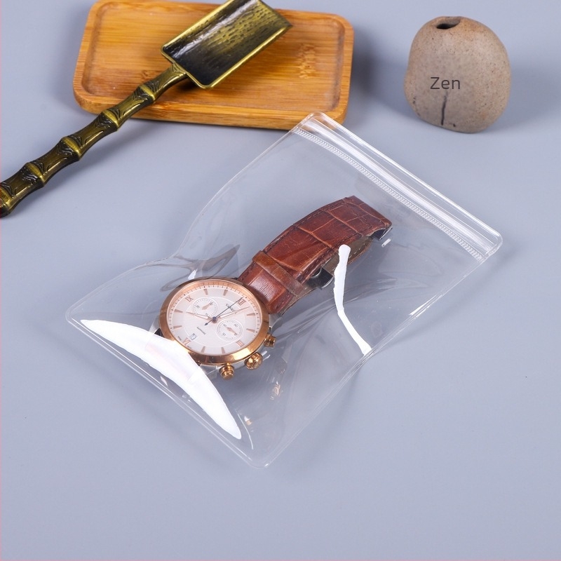 PVC átlátszó ékszer tároló zacskó önzáró záródással – 50 db-os csomag, anti-oxidáció, fülbevalókhoz, Renfan packaging