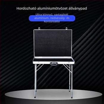 Alumínium ékszerkijelző doboz – hordozható, rekreációs stílus, kemény kivitel