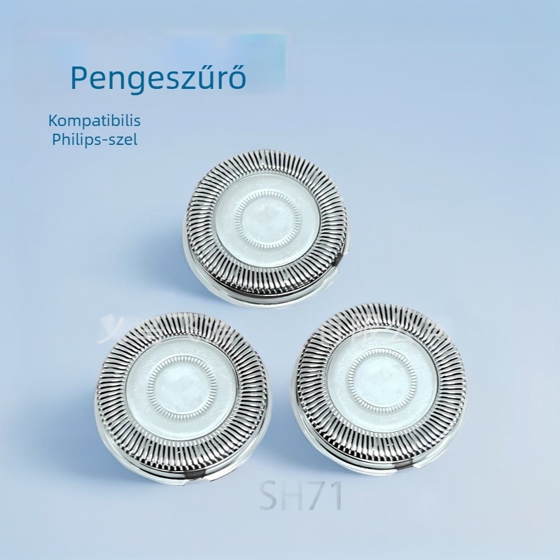 SH71 cserélhető borotvafej Philipshez, kompatibil S5531/S5832/S5831/S7832/S7888 pengékkel, tömeg 2 g