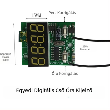Megl 2104 Digitális csőórás kijelző modul, 220V, 0.1A, 0.1W