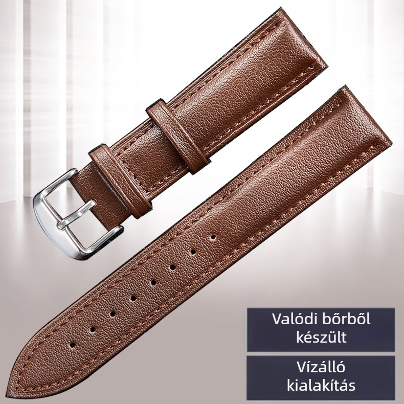 Valódi bőrből készült óraszíj, Napa mintázat, 500 db, GETALIA/Getaria