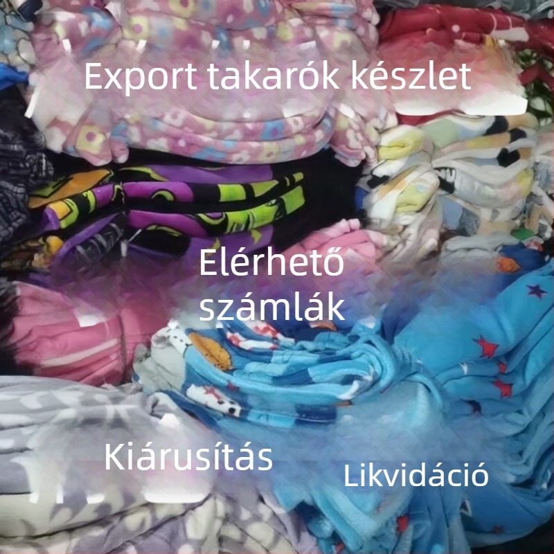 Poliészter plüss takaró, téli, pastoriális stílus, 300 g tömeg, zsugorodás 2-5%