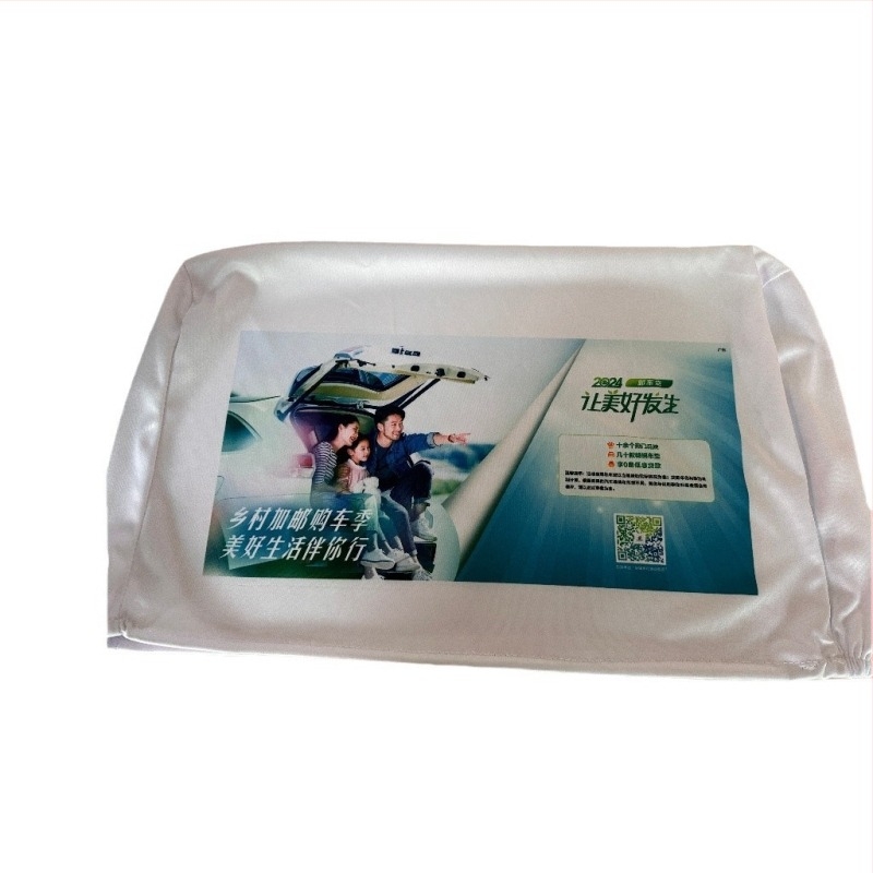 Székfedél, poliészter elasztikus szövet (90% poliészter, 10% spandex), ovális alak, szállodai használatra, egyedi kivitel, üzleti stílus