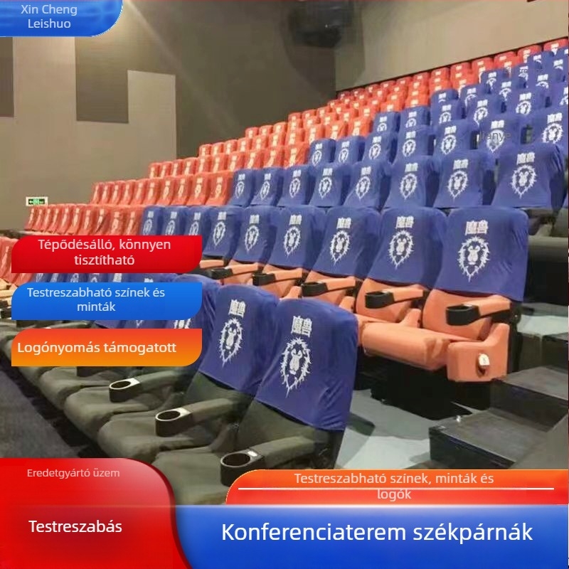 Konferenciaterem székfedő, poliészter, hotel-stílus, mozi, előadóterem és iskolai ülésekhez
