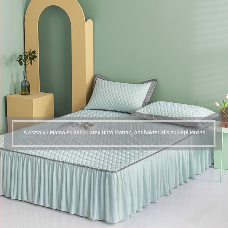 Összecsukható, modern minimális stílusú matrészett; anyag: viszkóz rost és ice silk; tartalmaz ice silk mat