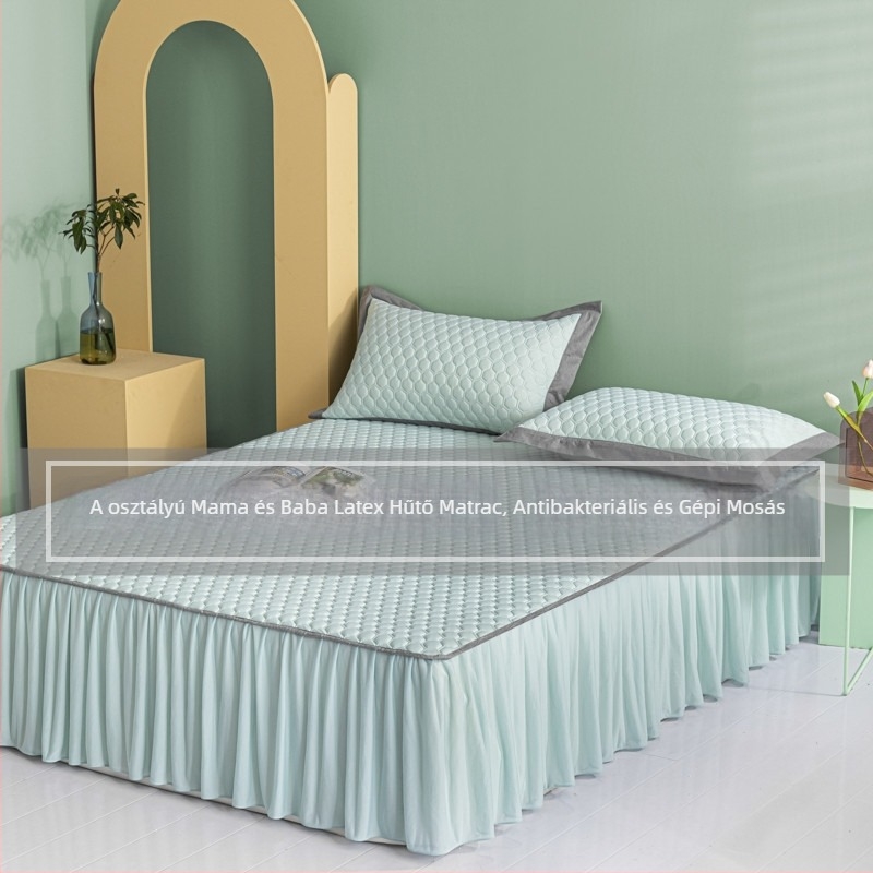 Összecsukható, modern minimális stílusú matrészett; anyag: viszkóz rost és ice silk; tartalmaz ice silk mat