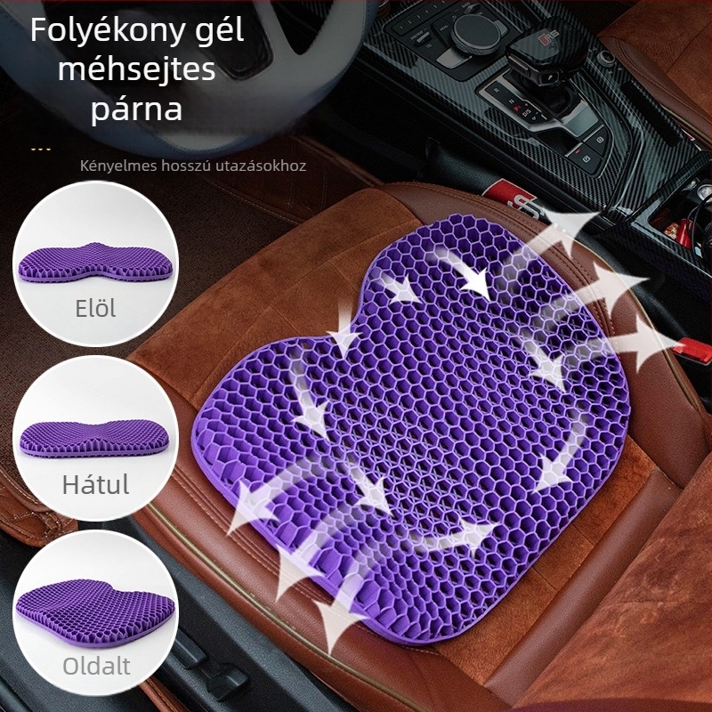 3D méhsejt-szerkezetű gél ülőpárna, hűtés és fűtés funkcióval