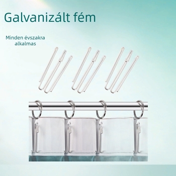 Négyágú galvanizált fém függönykampó