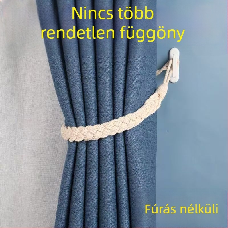 Ragasztó falikampó, fúrás nélkül — műanyag, egyetlen kampó, teherbírás 3–5 kg, modern minimalista stílus
