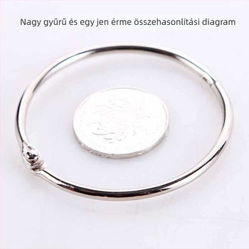 Réz zuhanyfüggönygyűrű, egylökhorgos, modern minimalista stílus