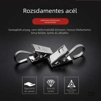 Függönyklipsz készlet, univerzális stílus, anyag: selyemvirág