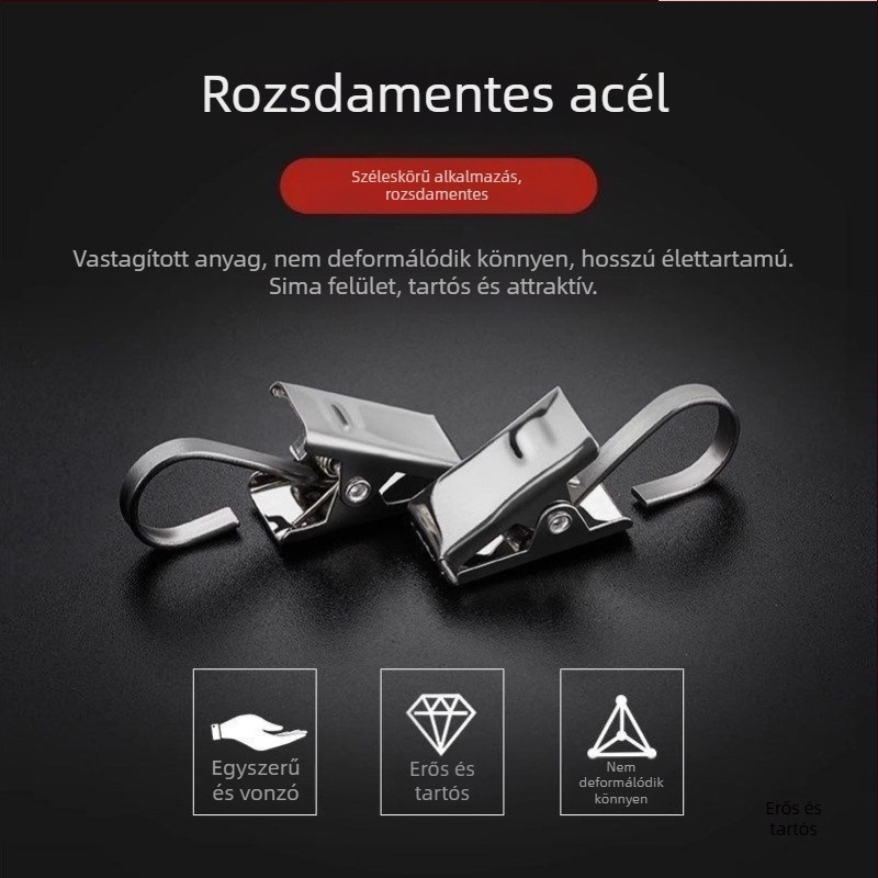 Függönyklipsz készlet, univerzális stílus, anyag: selyemvirág