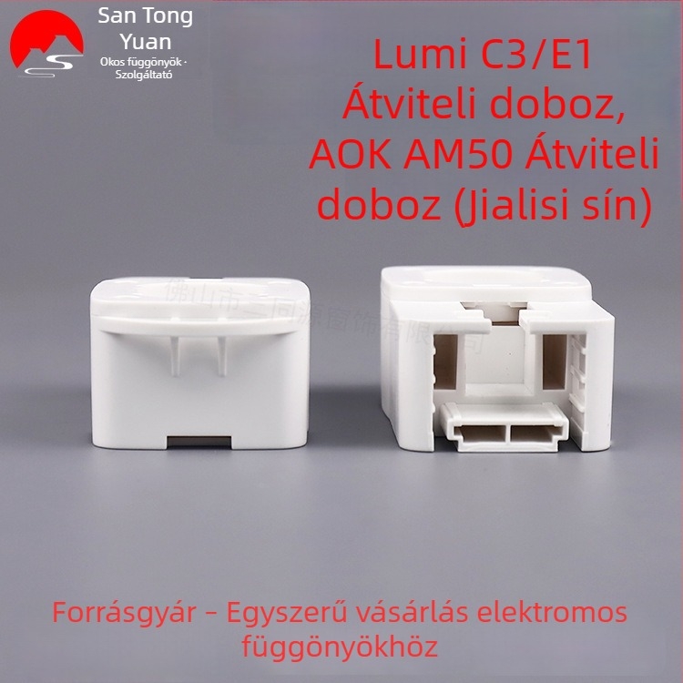 Elektromos függönyök transzmissziós doboza, kompatibilis Greenmi C3/E1 és Aoke AM50 motorokkal, műanyag, modern minimalista stílus, Jiali Track