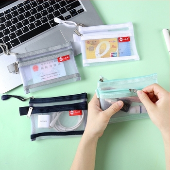 Liweihe EVA Kétszintes kártya- és kiegészítő rendező, cipzáras