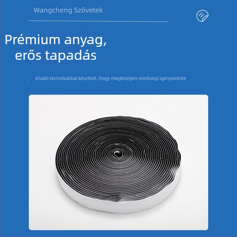 Velcro szalag nylon + poliészter keverékből, kétoldalú önhúzódó Hook‑and‑Loop zárócsík, cipők, védőfelszerelések, hátizsákok és ruházat számára