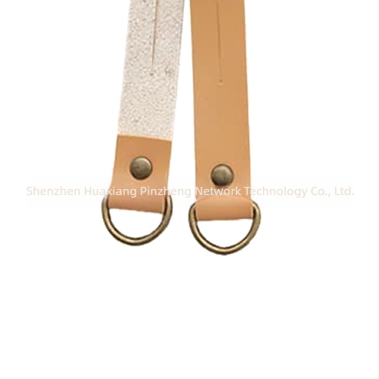 Bőr függönykötők – modern minimalista stílus, logó forró bélyegzéssel