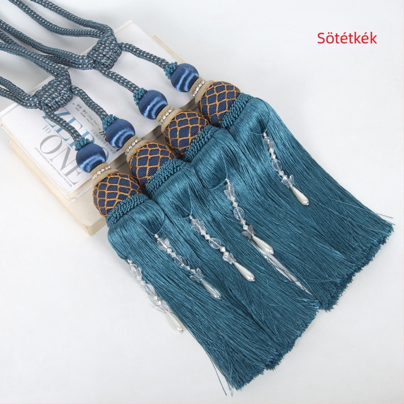 Függönyzsinór Know Dream Square — rayon, dupla bojt dísz, Light Luxury stílus, testreszabható, licencelt magáncímke