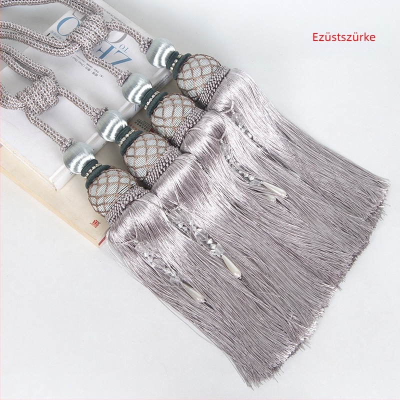 Függönyzsinór Know Dream Square — rayon, dupla bojt dísz, Light Luxury stílus, testreszabható, licencelt magáncímke