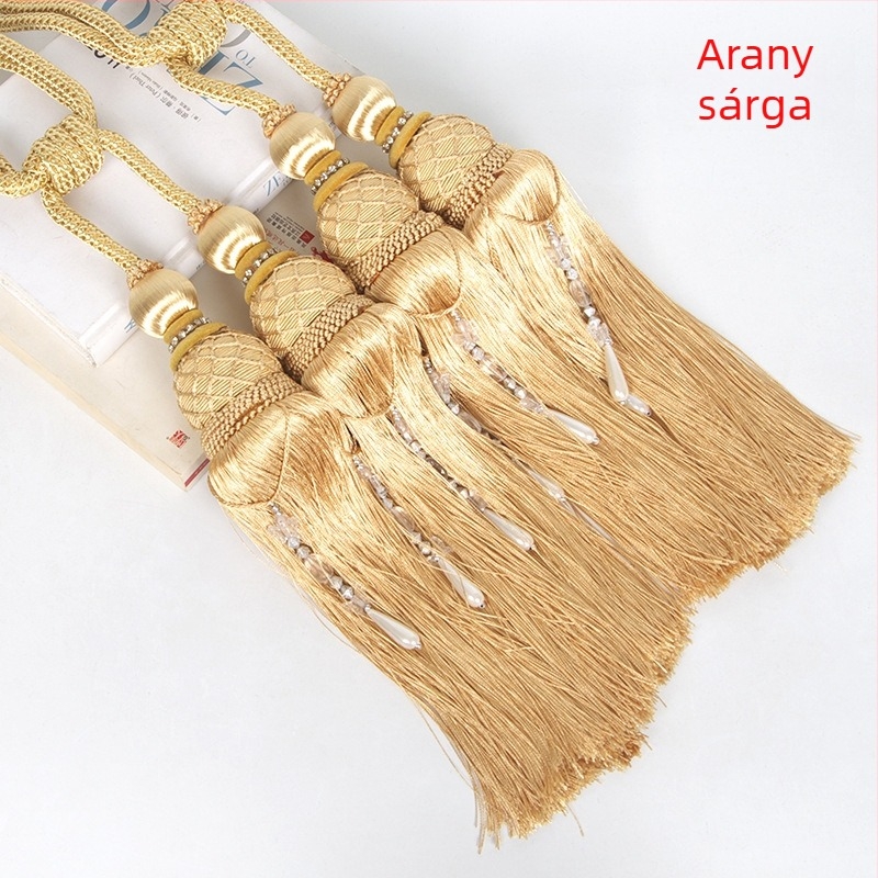 Függönyzsinór Know Dream Square — rayon, dupla bojt dísz, Light Luxury stílus, testreszabható, licencelt magáncímke