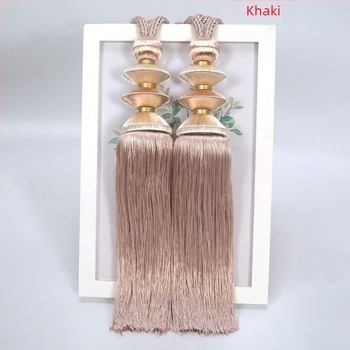 Zhimengfang függönyhorgony gömb füzérrel és kötéssel, kémiai rost anyag, függönypánt, testreszabható, kínai stílus