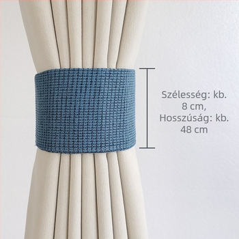 Textil függönyökhöz Velcro-pántok — pár, modern letisztult stílus, fúrás nélkül