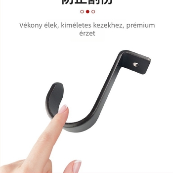 Függönyrúdtartó, Modell 25, Vas, Felső szerelés, Függönyökhöz, Modern Minimalista stílus