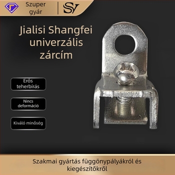 Jialisi Somfy univerzális záras függönyrúda — Fém, Modell 01, Zárkiegészítő, Modern minimál stílus, Kompatibil minden függöny típushoz