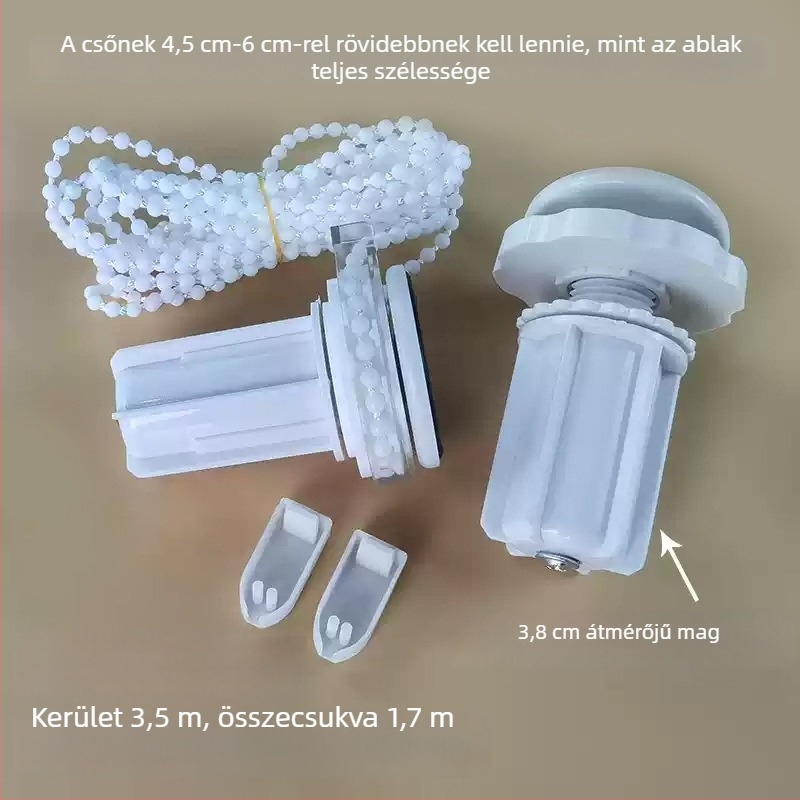 Univerzális fúrás nélküli redőny kiegészítők – fejhez tartó vezérlő, bővíthető és teleszkópos kézi húzás