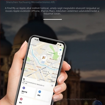 Bluetooth-lokátor értéktárgyakhoz – 8 g, műanyag ház, gombos elem, iOS-kompatibilis