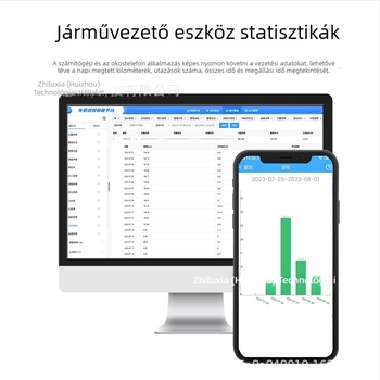 Jármű GPS-nyomkövető X18 5 m-es pontossággal, beépített antenna, tápegység 9-90V, valós idejű térkép, elektronikus kerítésriasztás, trajektória visszajátszás