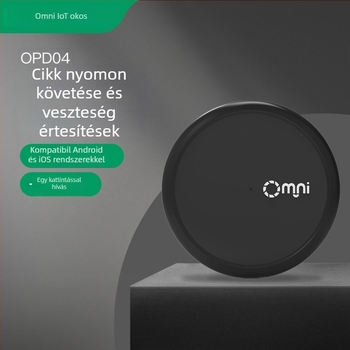 Omi OPD04 Bluetooth nyomkövető elvesztés elleni védelemre, alkalmazásos nyomon követéssel, kétirányú figyelmeztetéssel; Android és iOS kompatibilis; CR2032 elem