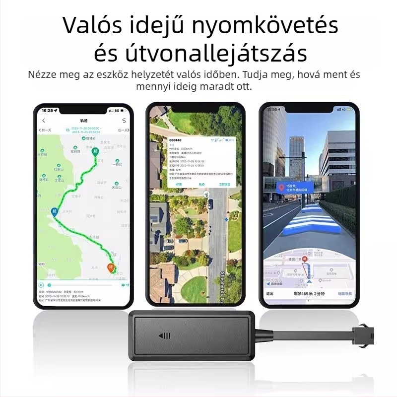 Járműre szerelt 4G Beidou GPS nyomkövető, modell A18 – CHEED, lopás elleni, műholdas nyomkövető