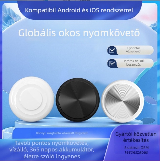 H03 Globális kulcs- és kerékpárkövető — kompatibilis Android és iOS, USB 2.0, ABS, globális pozicionálás