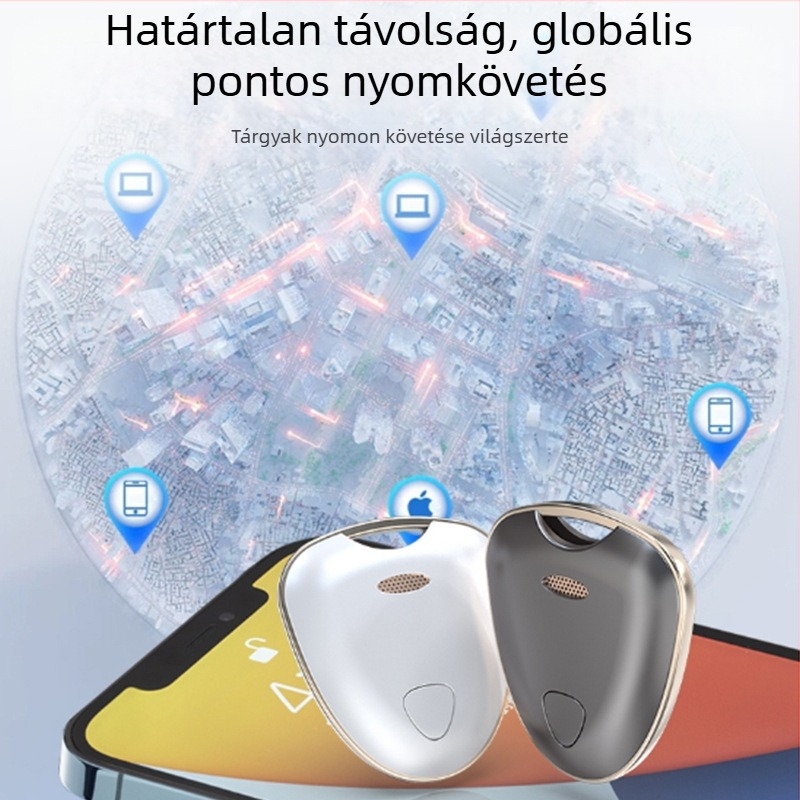 Shield elvesztés elleni készülék (Bluetooth, iOS-kompatibilis, végtelen vezeték nélküli távolság, 8,7 g, ABS test)