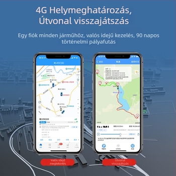KM02 GPS helymeghatározó darukhoz és nehézgéphez – Beidou/GPS pozíció, 3 m pontosság, beépített antenna, 9-90 V tápegység