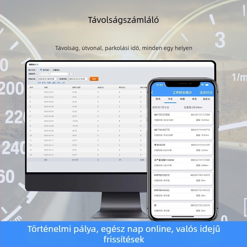 KM02 GPS helymeghatározó darukhoz és nehézgéphez – Beidou/GPS pozíció, 3 m pontosság, beépített antenna, 9-90 V tápegység