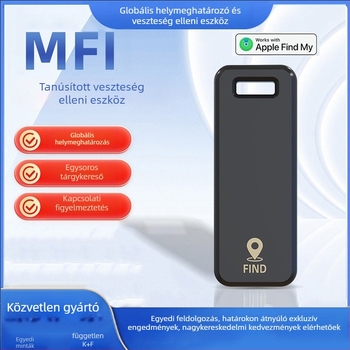 Nothing M07 nyomkövető, iOS-kompatibilis, 210mAh akkumulátor, 63×24×6 mm méret, 13 g tömeg, globális helymeghatározás