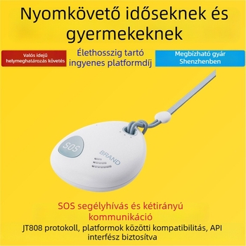 GPS helymeghatározó idős- és gyerekek számára, kétirányú hívás, nyomkövető