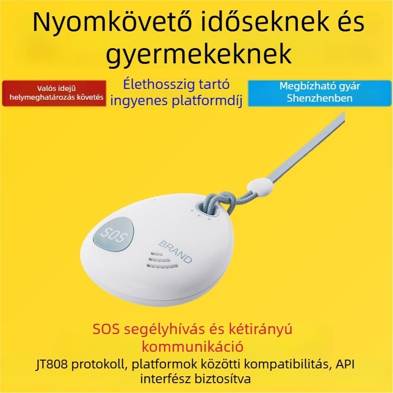 GPS helymeghatározó idős- és gyerekek számára, kétirányú hívás, nyomkövető