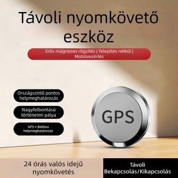 5G-s műholdas GPRS járműlokátor mágneses rögzítéssel, lopás elleni védelem, pontos helymeghatározás