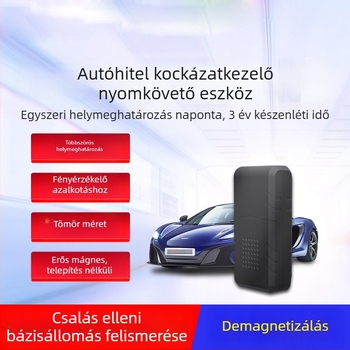 GPS-lokátor erős mágnessel, telepítés nélkül, anti-lopás eszköz és vezeték nélküli stand-by nyomkövető — modell TQ744, GPS-pontosság 10 m, kerítésriasztás, IPx5 vízállóság, memória 32+32