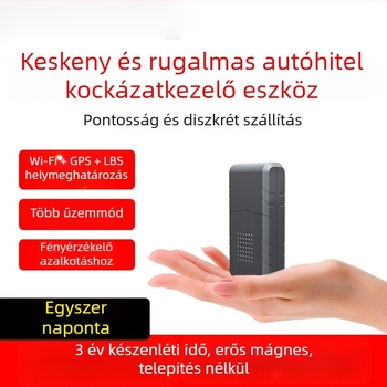 GPS-lokátor erős mágnessel, telepítés nélkül, anti-lopás eszköz és vezeték nélküli stand-by nyomkövető — modell TQ744, GPS-pontosság 10 m, kerítésriasztás, IPx5 vízállóság, memória 32+32