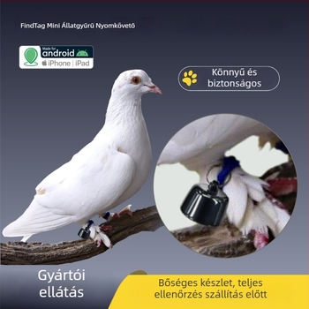 GPS-nyomkövető P-23 Android és iOS-hez: történet-alapú követés, GPS pozicionálás, nyakörv vagy karkötő viselés, egy kattintásos navigáció.