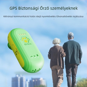 Vezeték nélküli GPS nyomkövető idős és gyerekek számára, kétirányú hanghívás és SOS riasztás