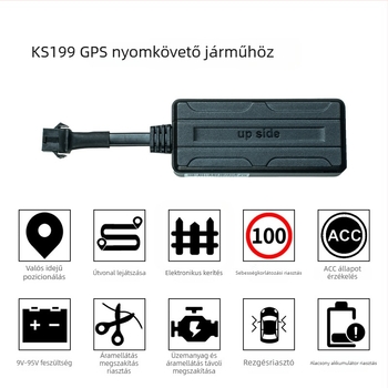 4G GPS nyomkövető valós idejű nyomon követéssel flottakezeléshez, üzemanyag- és áramkimaradás riasztásokkal