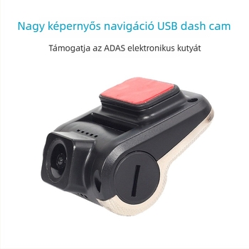 Autós DVR kamera: 720p felbontás, 140° látószög, éjszakai látás javított, ADAS funkciók, USB adatátvitel