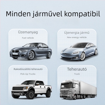Autó HUD kijelző, univerzális H600G modell, USB tápegység, USB bemenet, LED kijelző