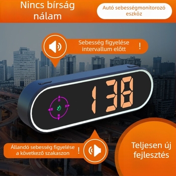 Autó HUD (Head-Up Display) Beidou navigációval, hangriasztásokkal, univerzális kompatibilitás, 2025-ös modell