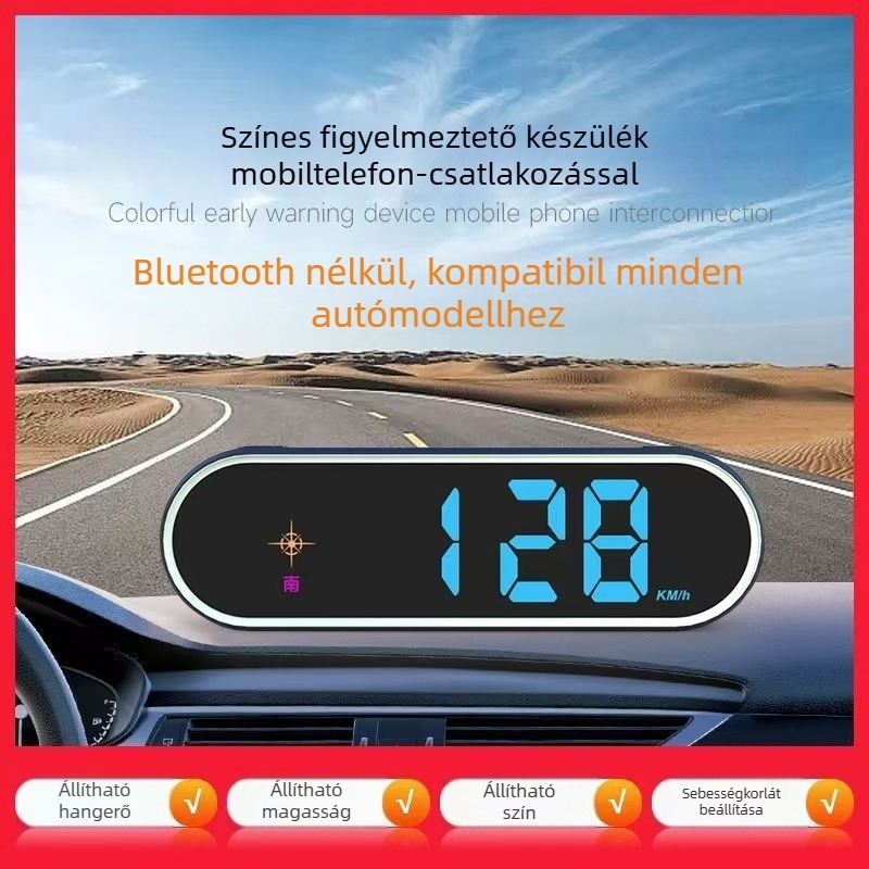 Beidou HUD-val és hangos figyelmeztetéssel ellátott sebességmérő radar, MSD-001, Telescopic Official