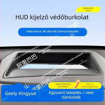 Geely Xingyue L HUD beépített verziójához – ABS, HUD védőkeret, porvédő a műszerfalon